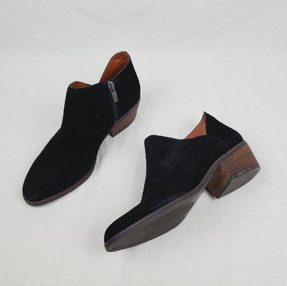 Lucky Brand fenley leather ankle bootie size 8.5 - Picture 3 of 10